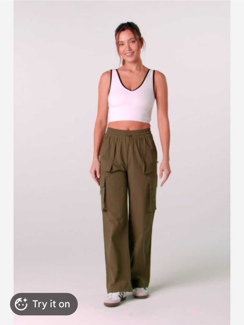 Fabletics The Heights Cargo Pants in Olive